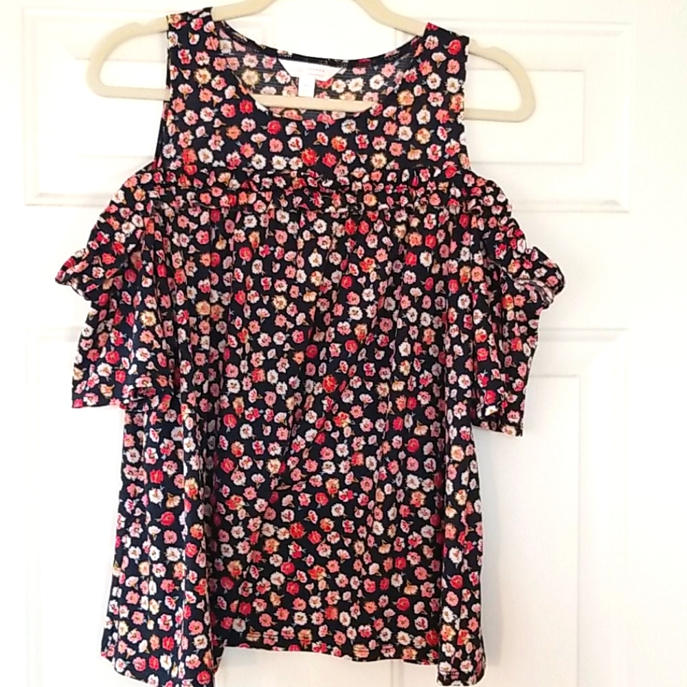 Lauren Conrad drop shoulder blouse